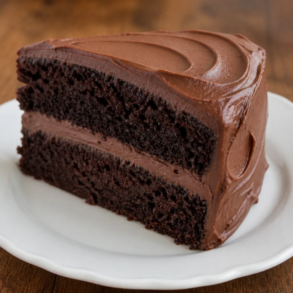 Double Chocolate Fudge Cake